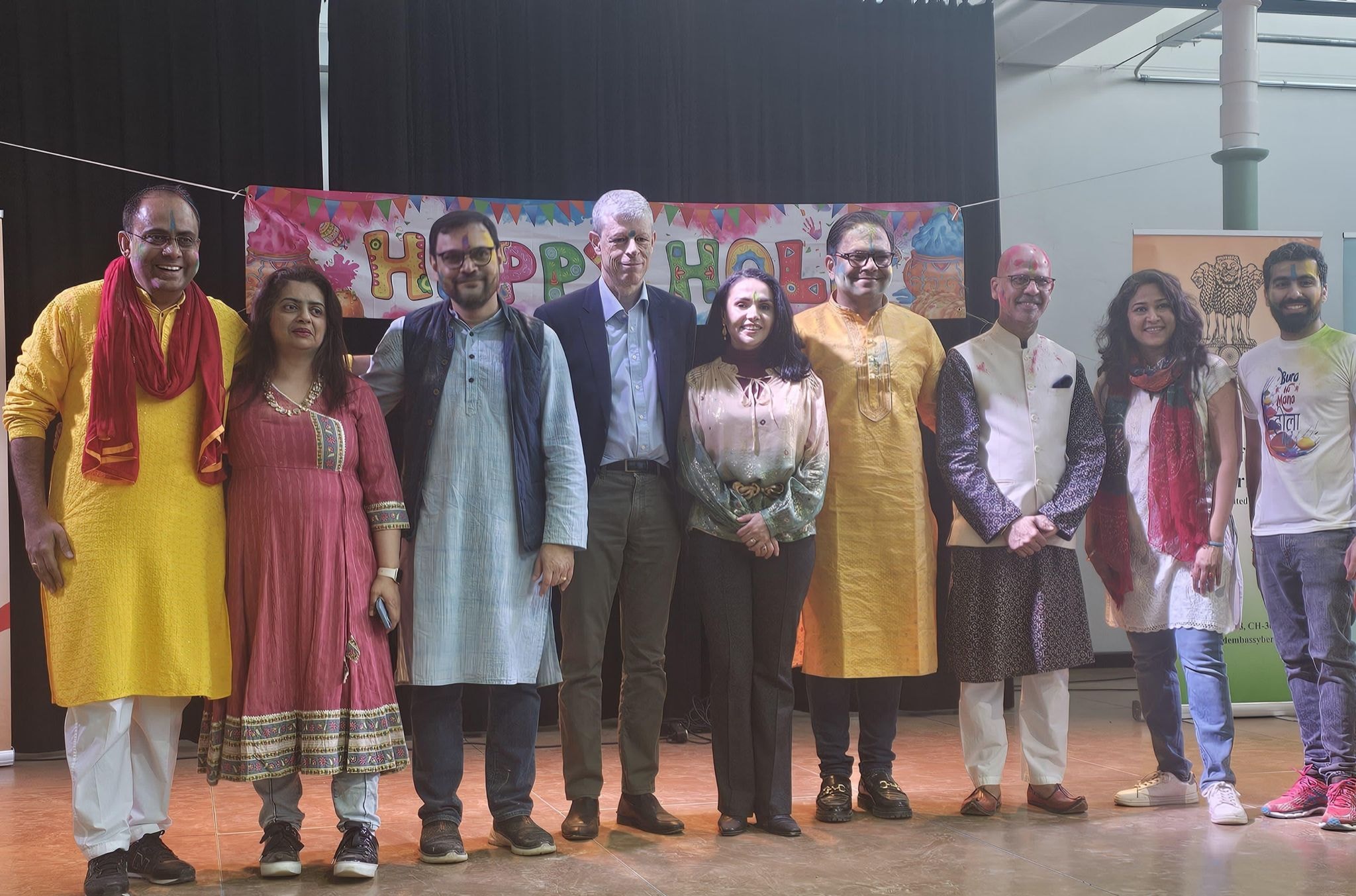 Holi – 2025 celebration at Zurich in collaboration with IAGZ on 23 March 2025 