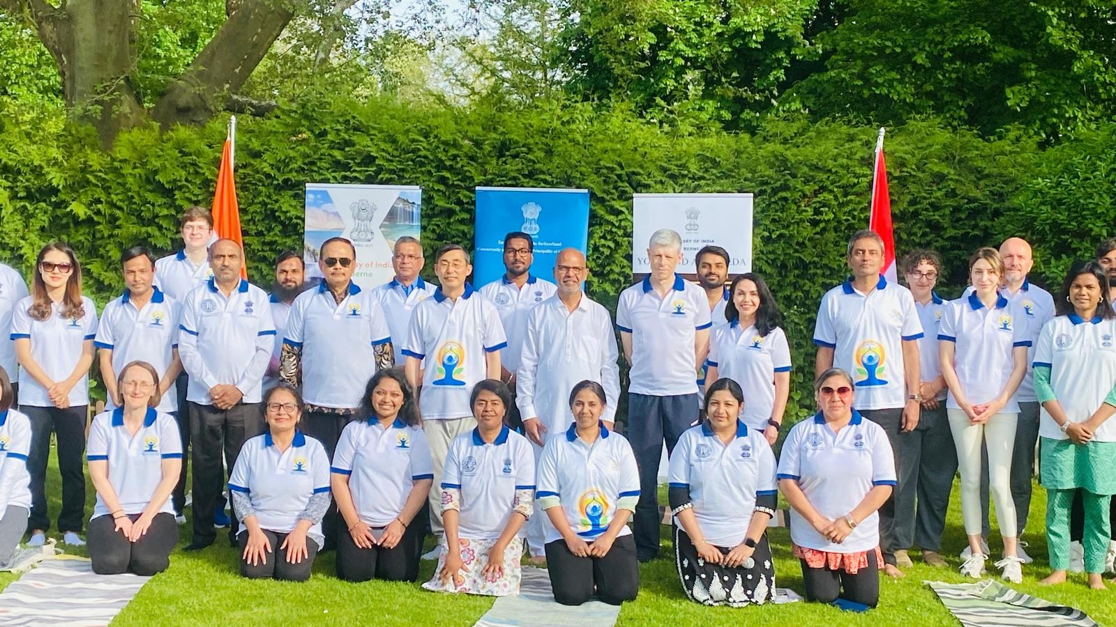 Special Yoga session marking 50 Days for International Day of Yoga 2025 at India House on 02 May 2025