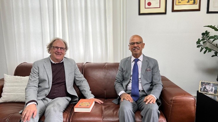 Ambassador Kumar held meeting with Dr. Mark Rosenberg, Founder, Rosenberg Academy of Ayurveda in Berne, 06 May 2025