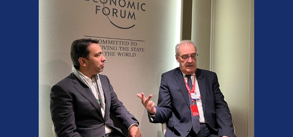 Hon’ble Minister of Skill Development & Entrepreneurship, Shri Jayant Chaudhary, met Mr. Guy Parmelin, Federal Councillor of Switzerland in Davos, Switzerland