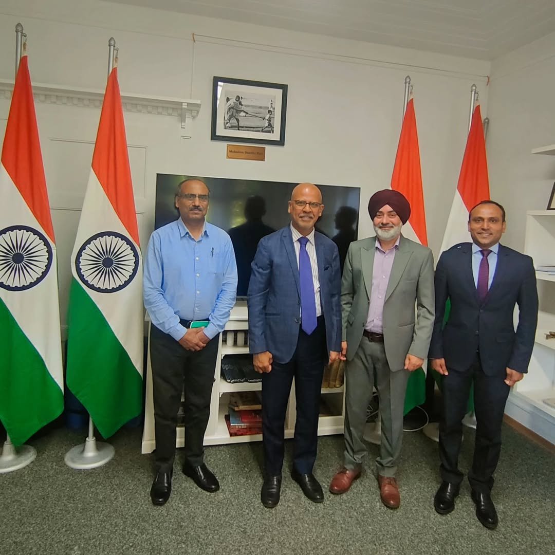 Ambassador Mridul Kumar received representatives of Indian Association Berne at Chancery on 10 July 2025