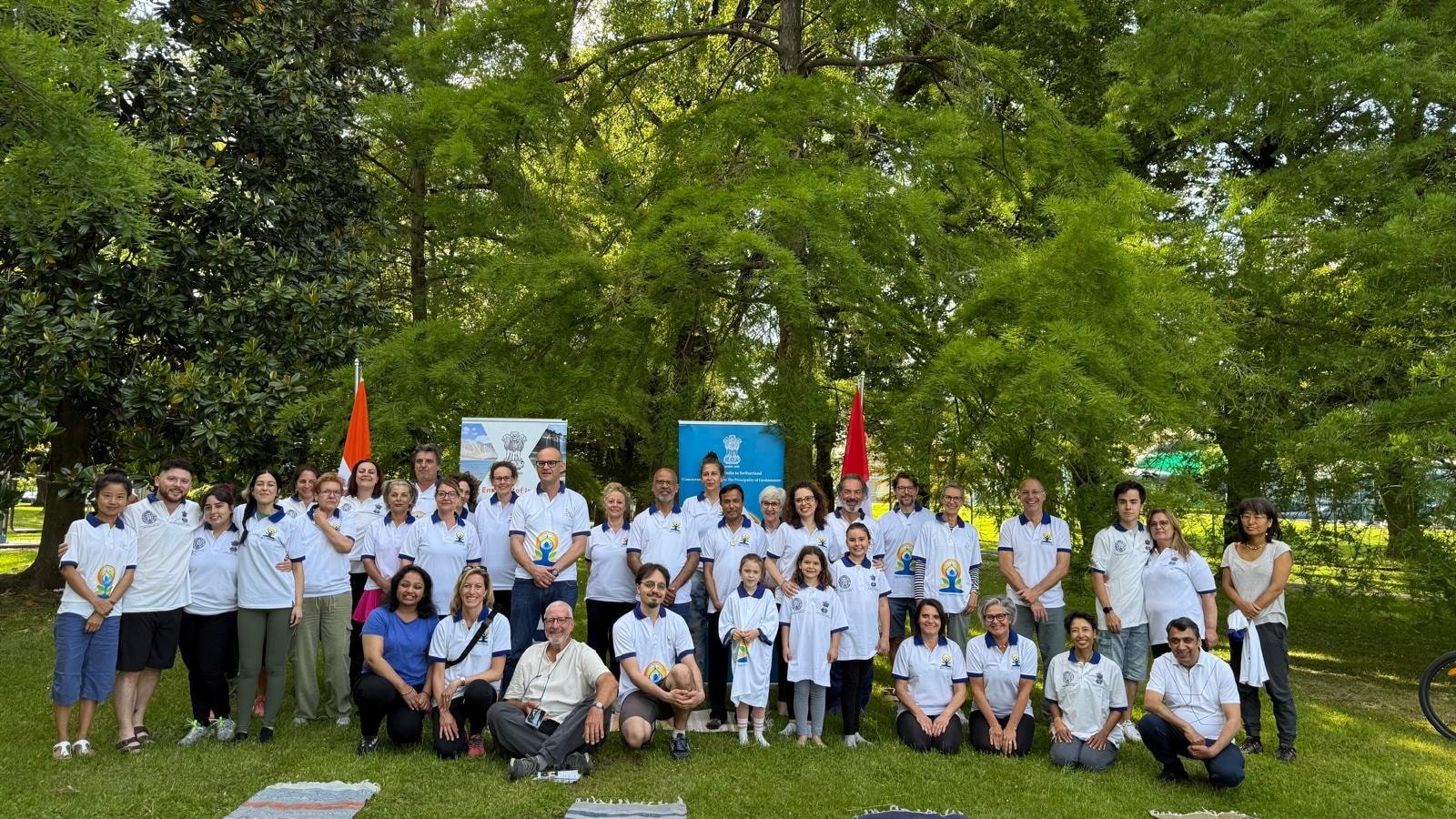 International Yoga Day celebrations at Locarno on 25 May 2025