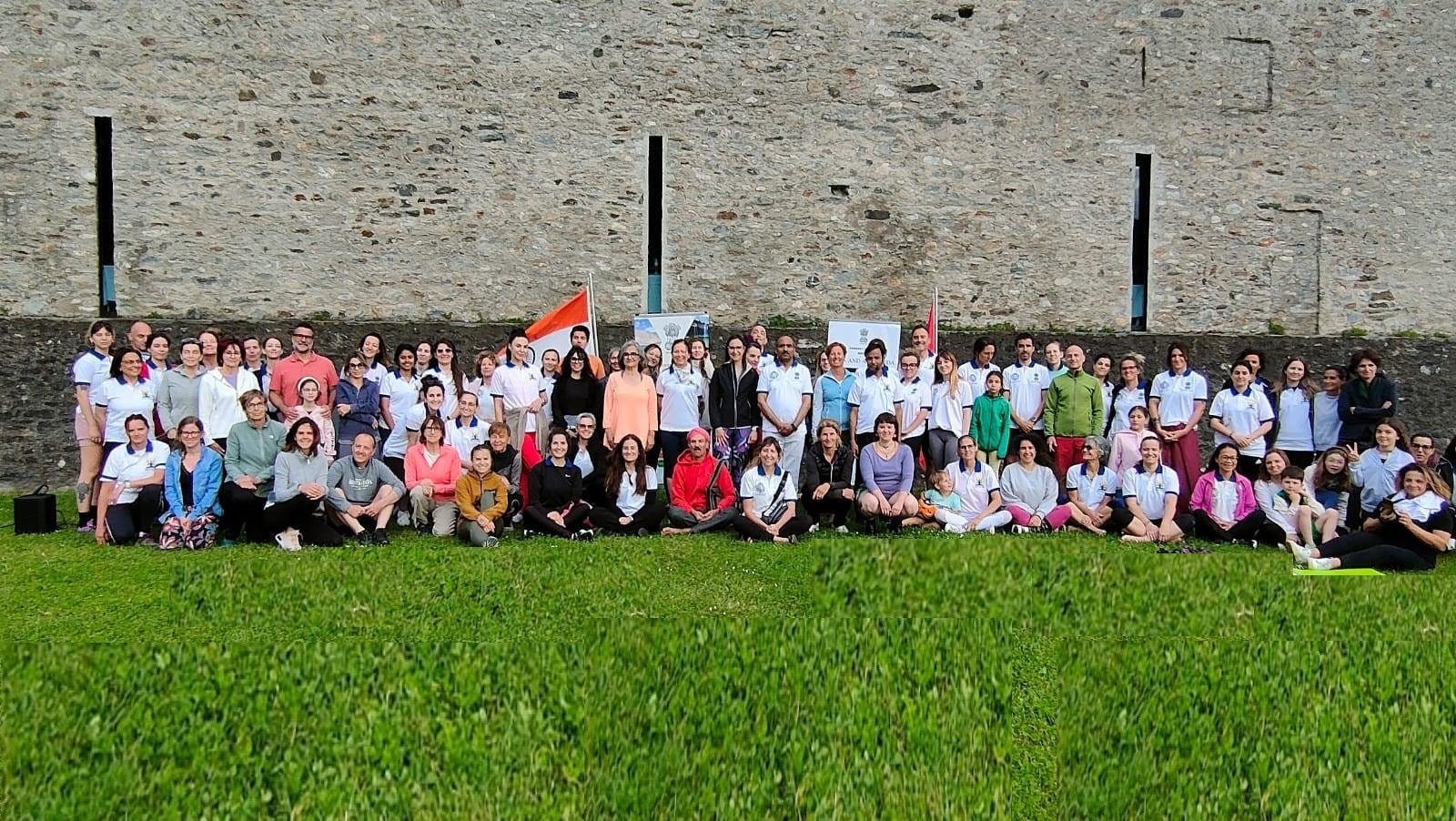 International Yoga Day celebrations at Bellinzona on 28 May 2025