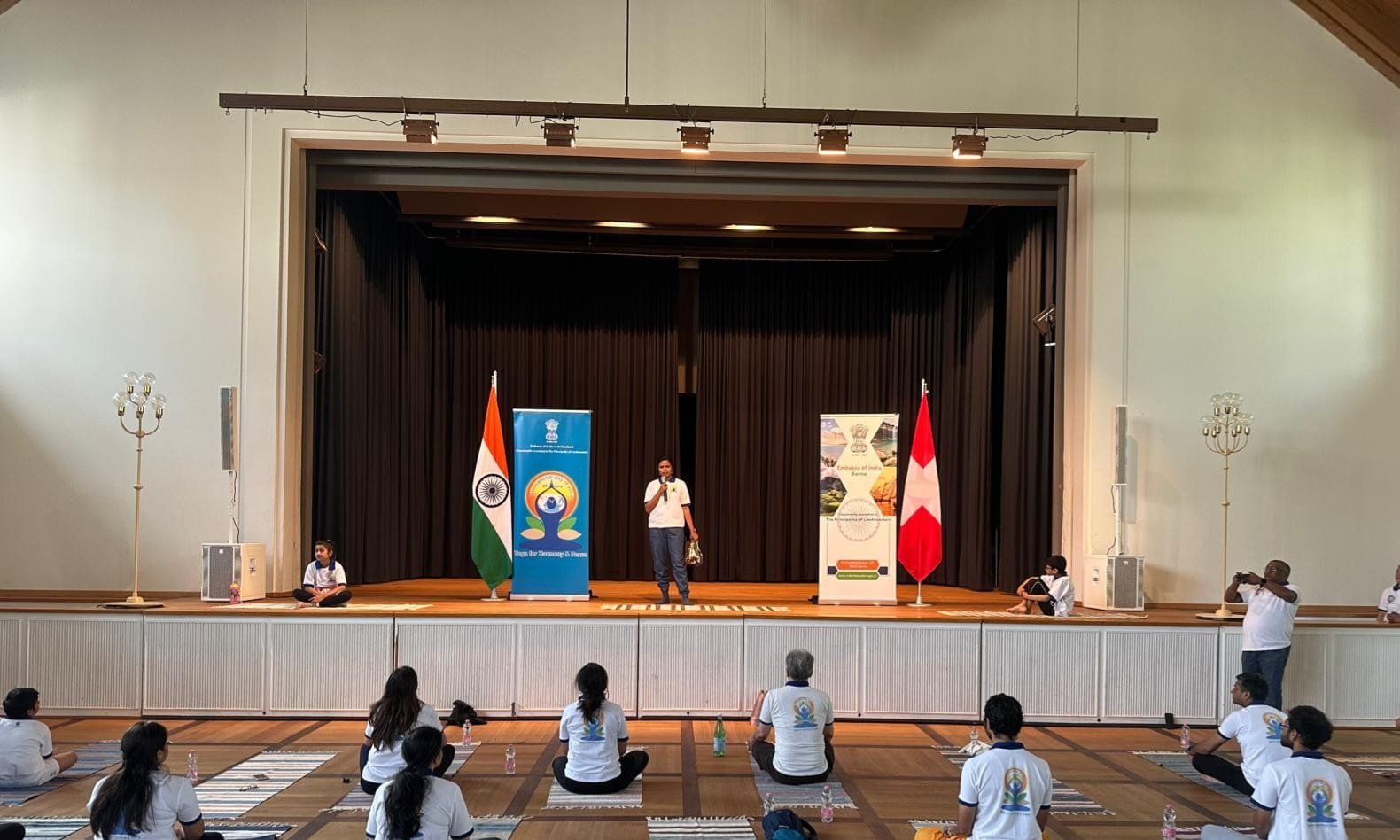 International Yoga Day celebrations at Basel on 01 June 2025