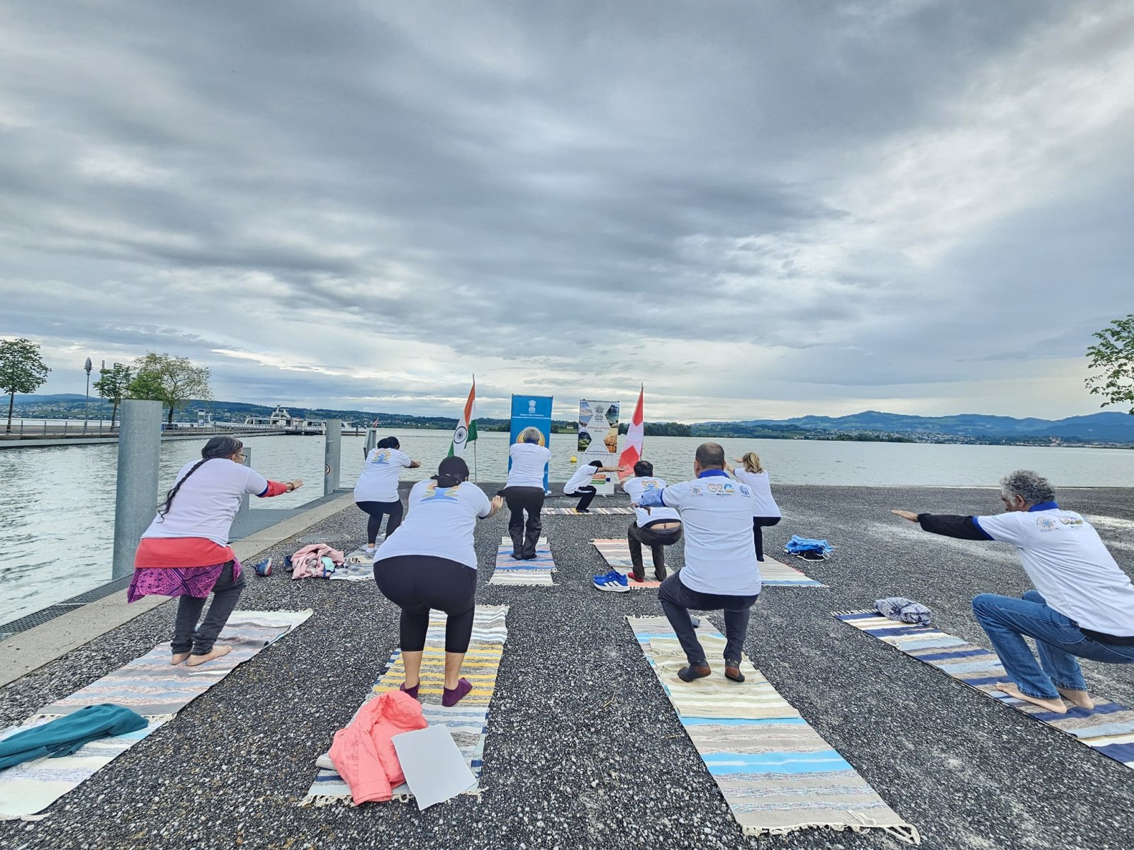 International Yoga Day celebrations at Freienbach on 08 June 2025