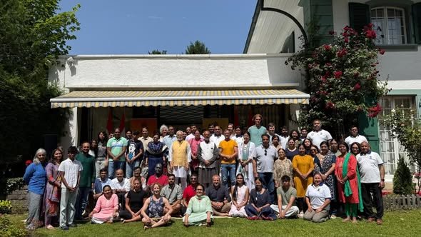International Yoga Day celebrations at Berne on 14 June 2025