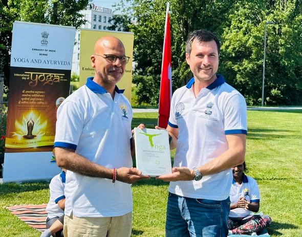International Yoga Day celebrations at Zurich on 21 June 2025