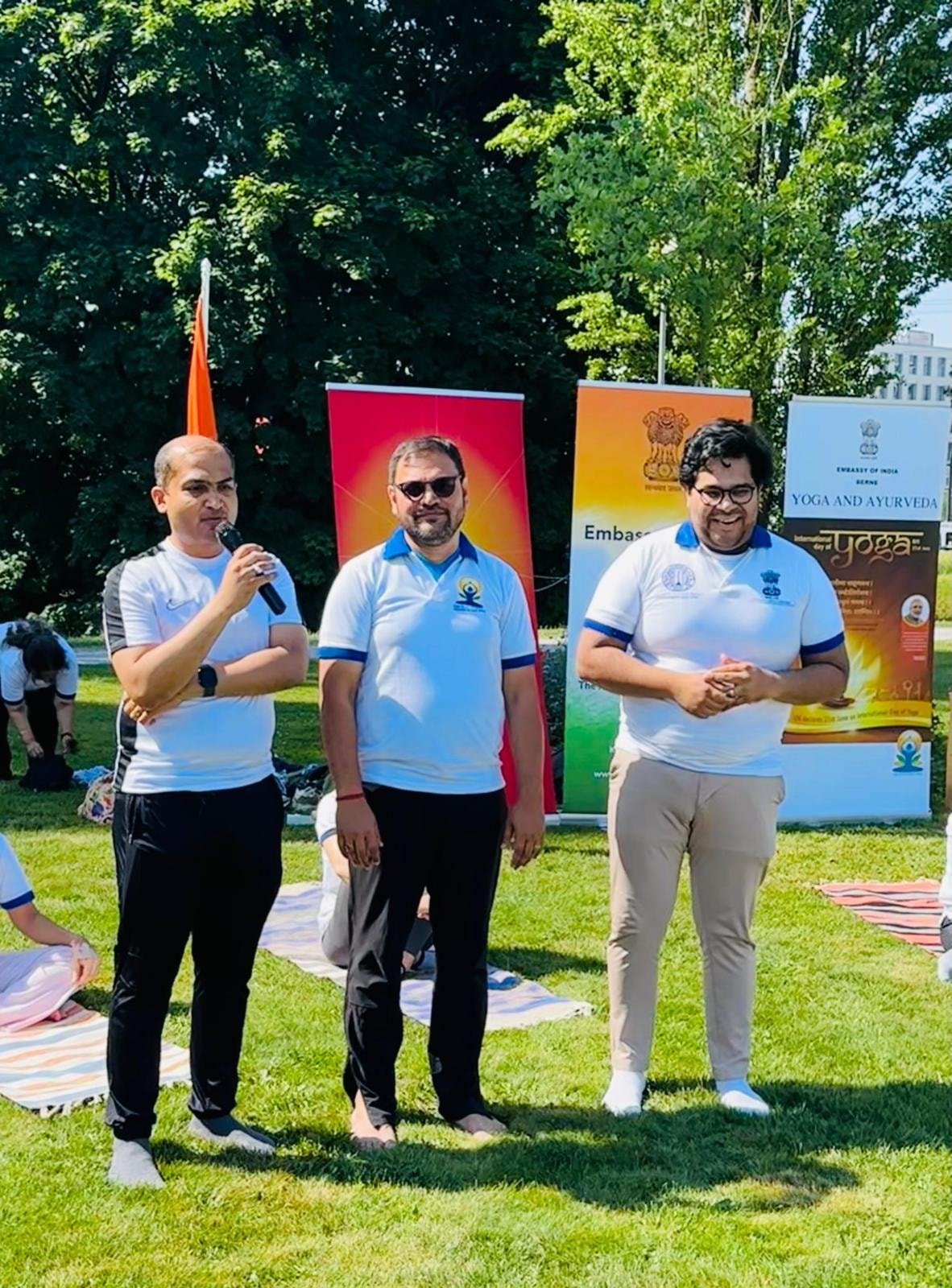 International Yoga Day celebrations at Zurich on 21 June 2025