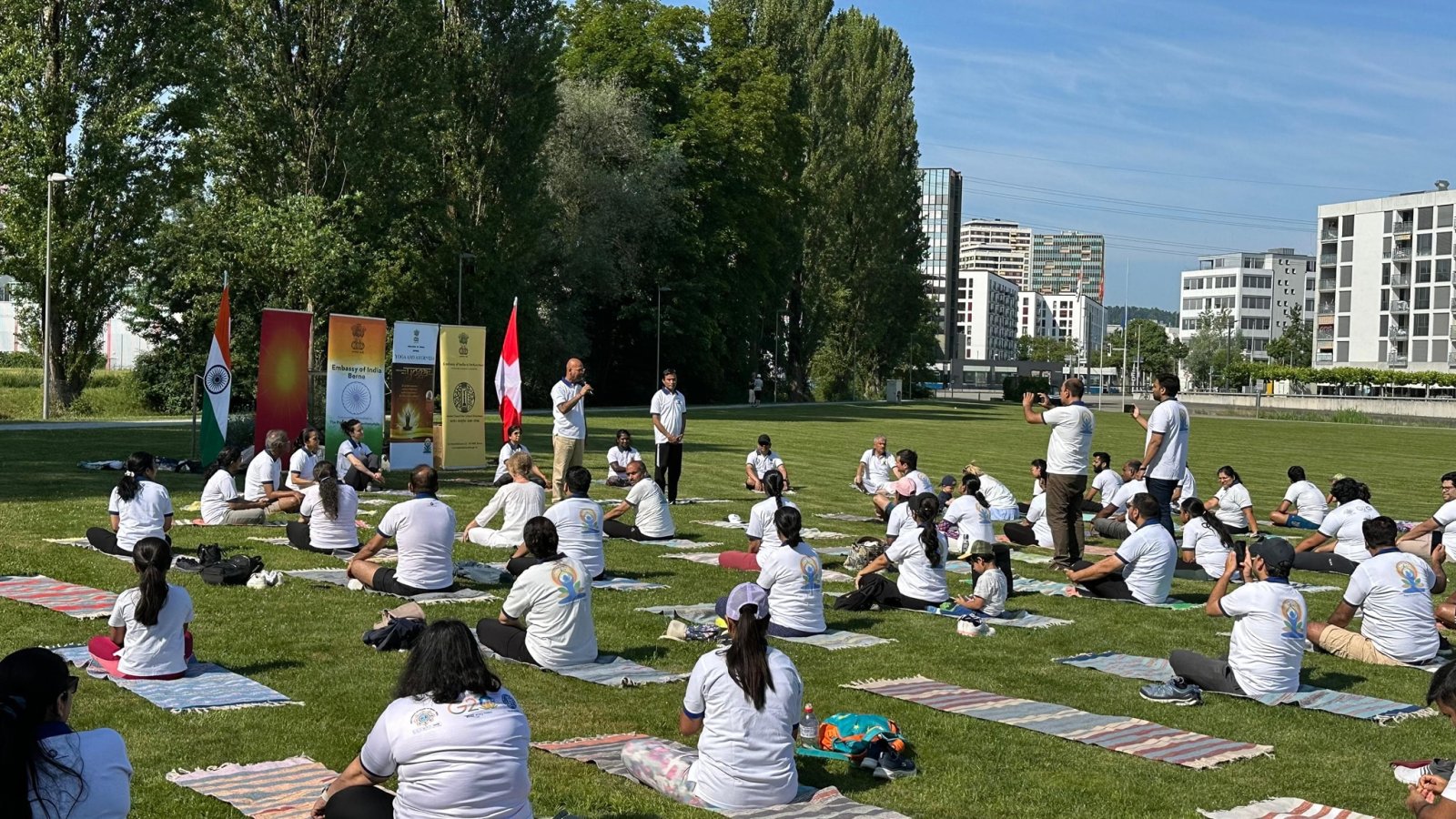 International Yoga Day celebrations at Zurich on 21 June 2025