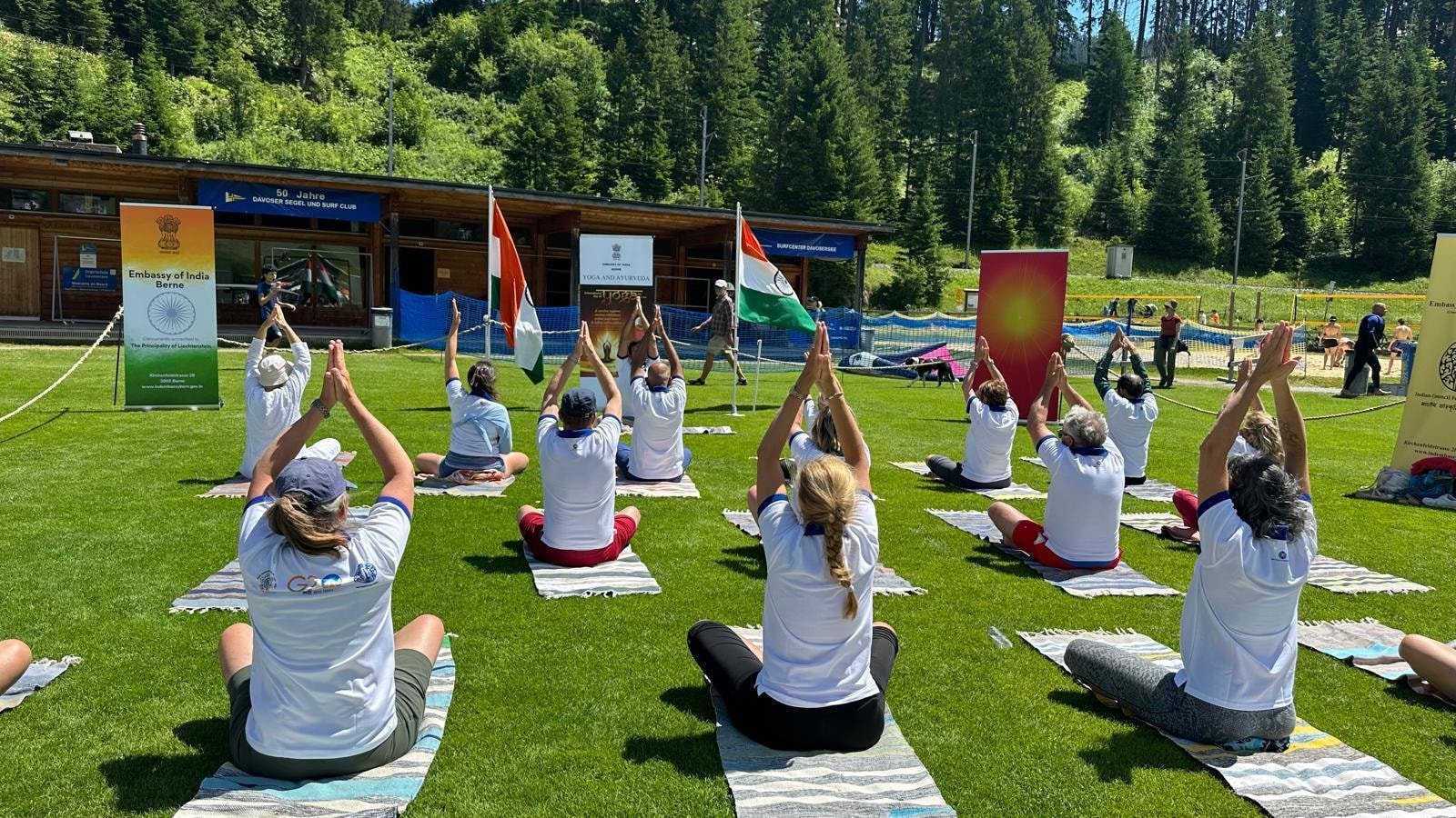 International Yoga Day celebrations at Davos on 28 June 2025