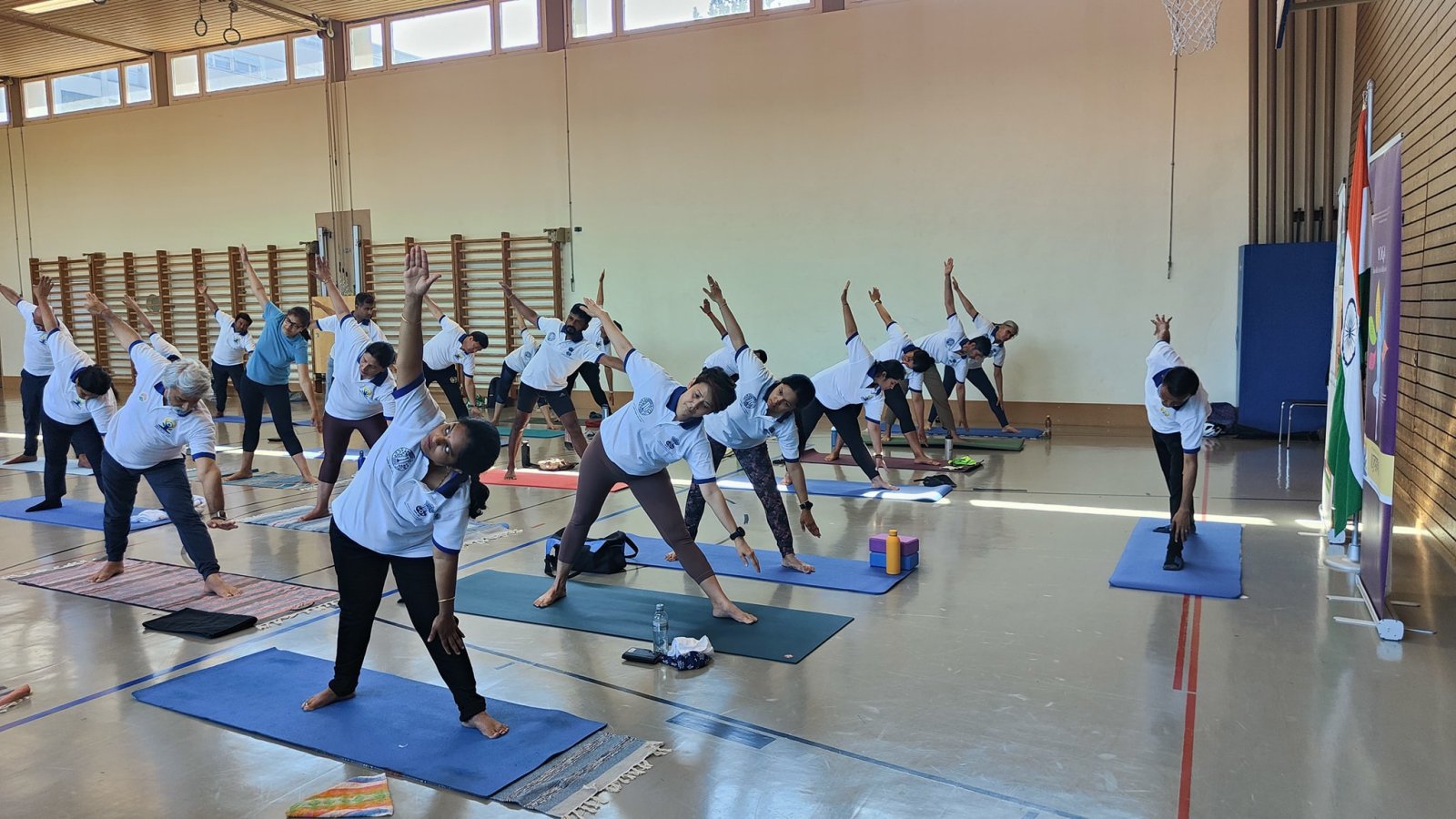 International Yoga Day celebrations at Zug on 28 June 2025