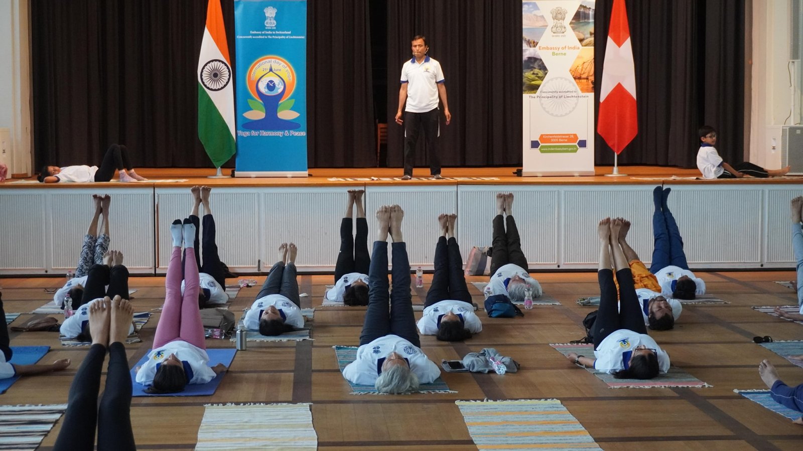 International Yoga Day celebrations at Davos on 28 June 2025