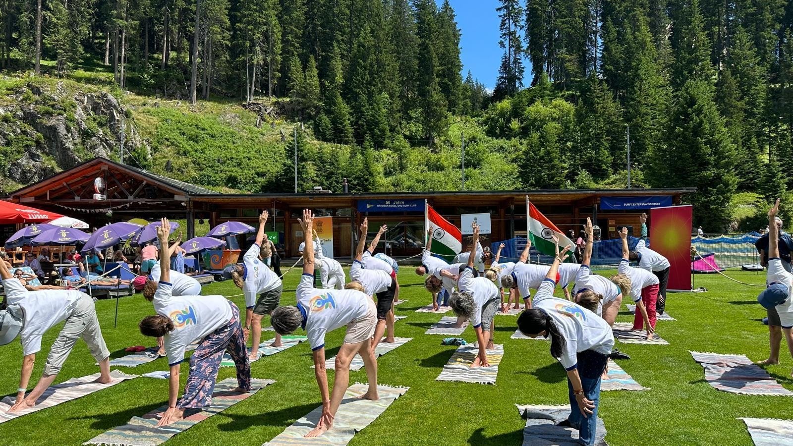 International Yoga Day celebrations at Davos on 28 June 2025