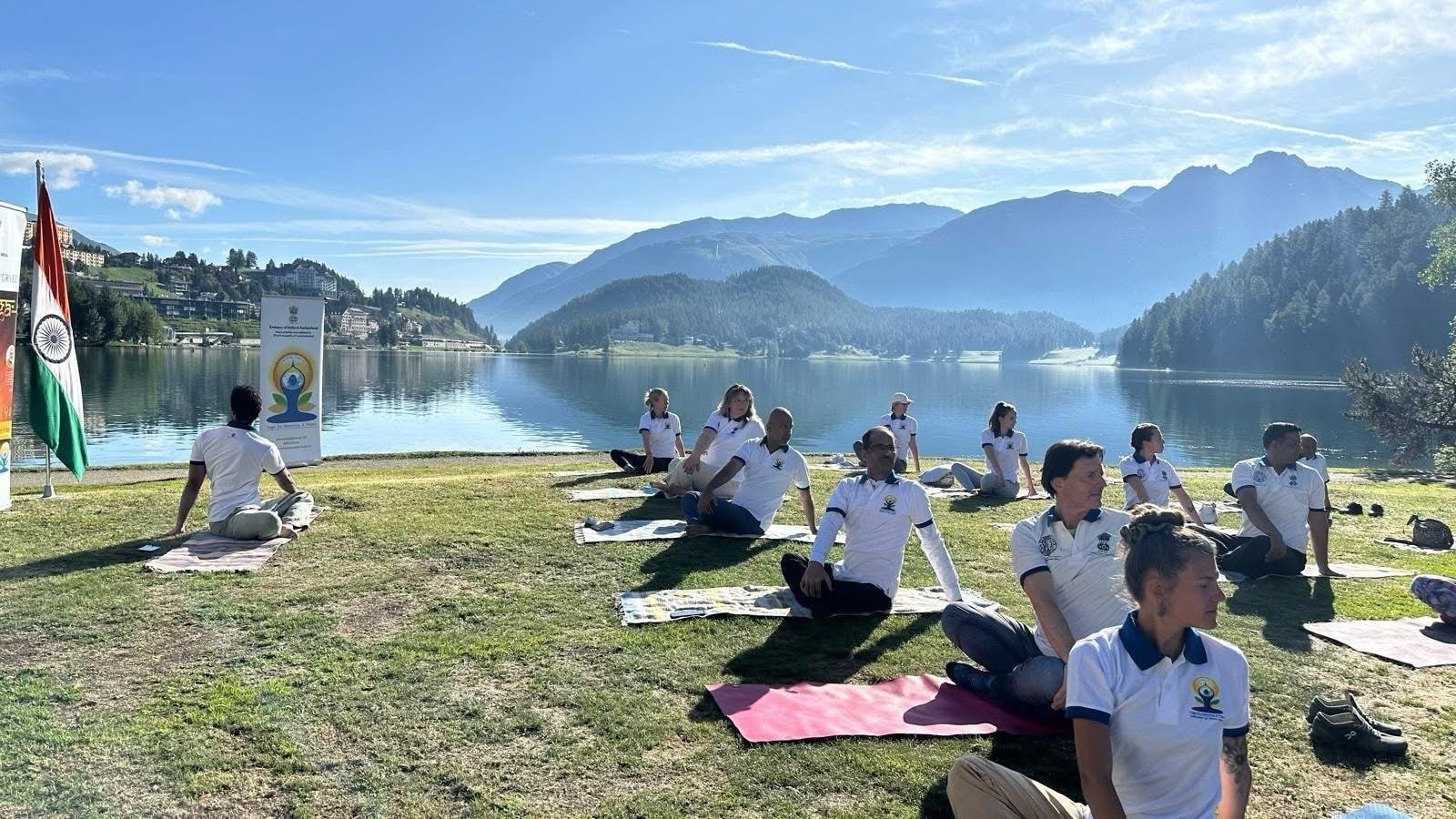 International Yoga Day celebrations at Davos on 28 June 2025
