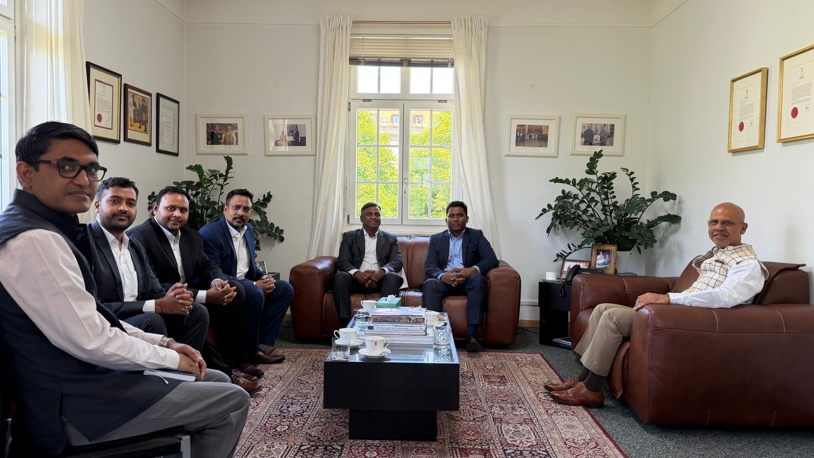 Ambassador had a meeting with  Mr. Shan Mohan, CEO, APEDB and delegation at the Chancery, 26.05.2026