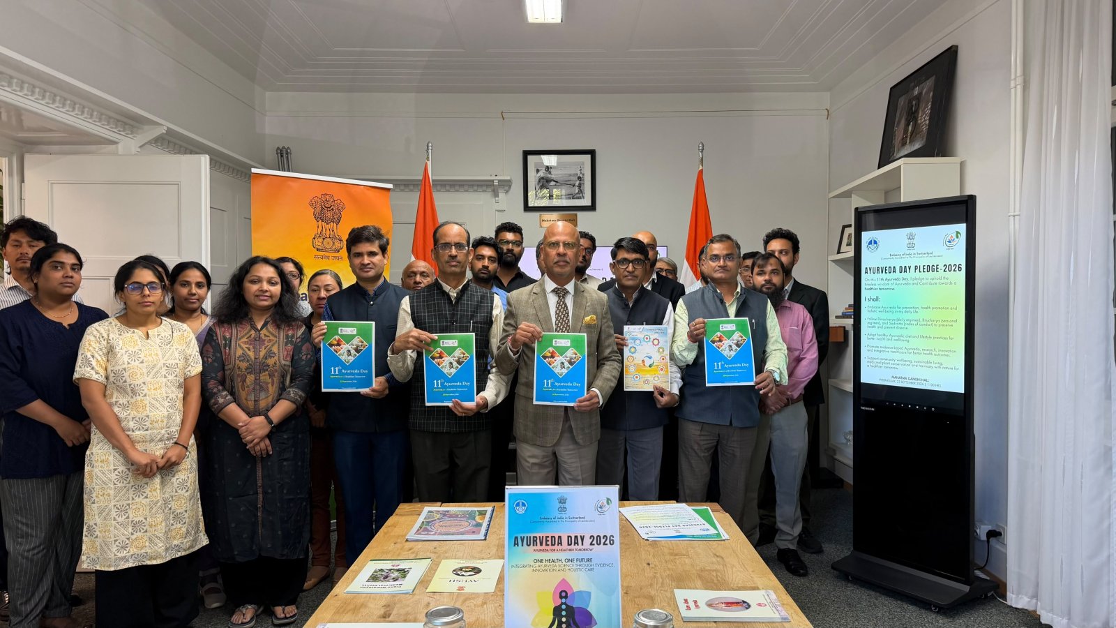 Ayurveda for a Healthier Tomorrow: Embassy of India, Berne Commemorates 11th Ayurveda Day at the Chancery on 23.09.2026