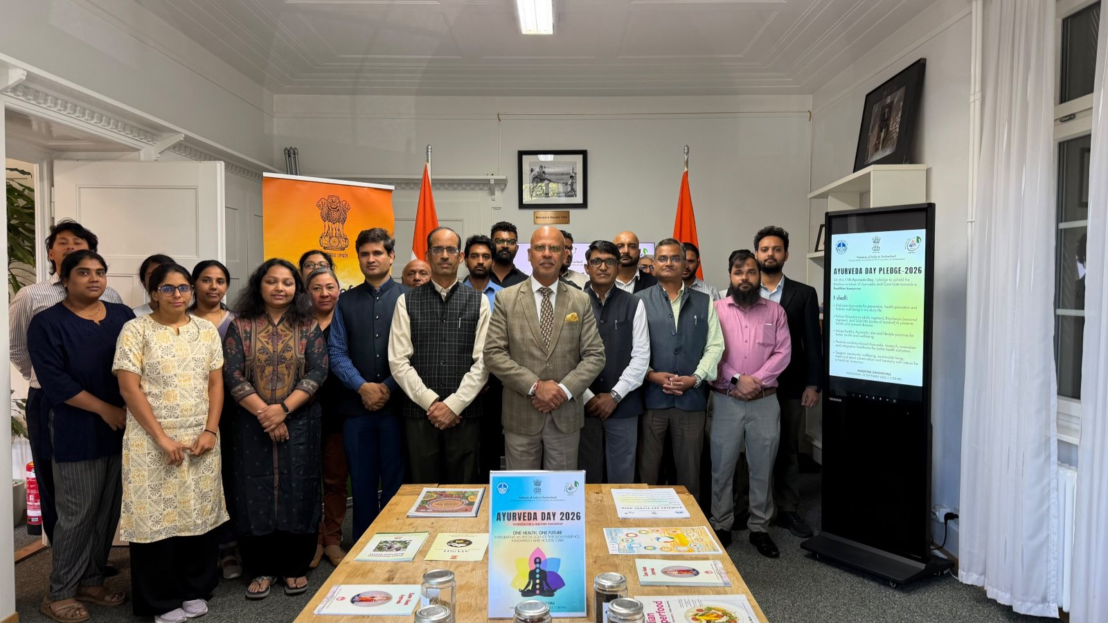 Ayurveda for a Healthier Tomorrow: Embassy of India, Berne Commemorates 11th Ayurveda Day at the Chancery on 23.09.2026