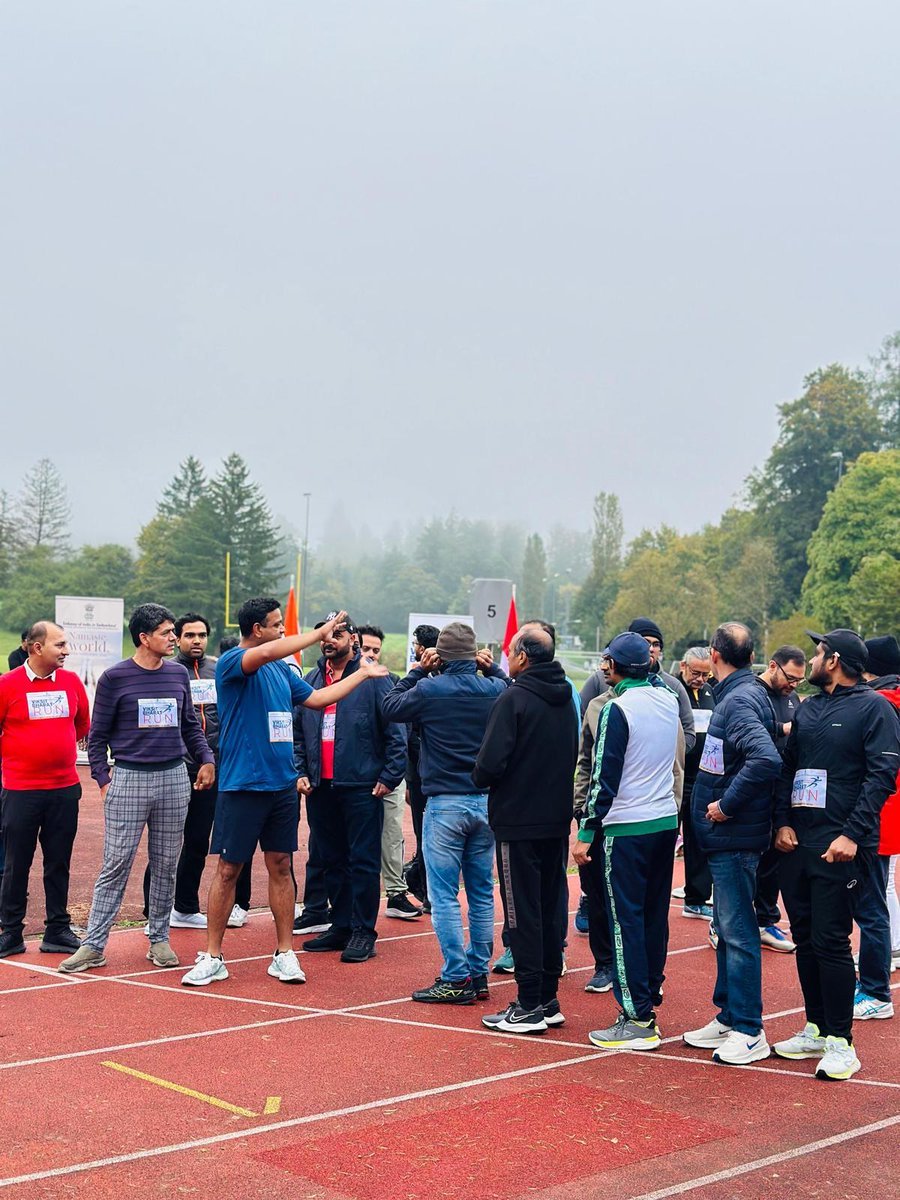 ‘Viksit Bharat Run’ at Witikon, Zurich on 26 September 2025