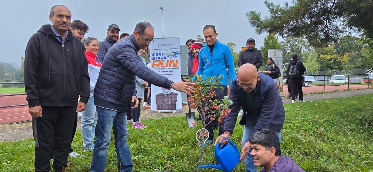 ‘Viksit Bharat Run’ at Witikon, Zurich on 26 September 2025