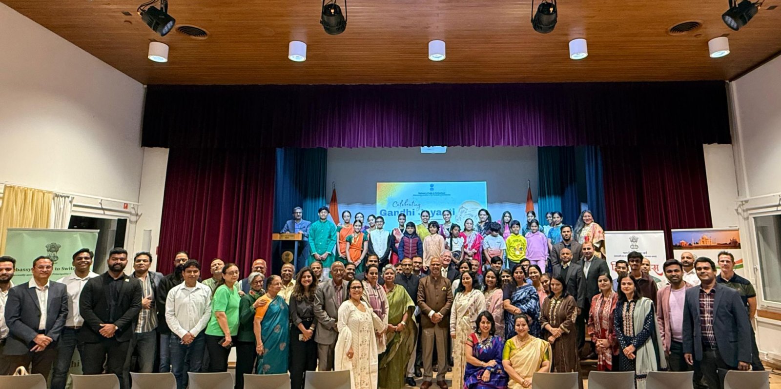 Hindi Diwas & Gandhi Jayanti - 2025 celebrations at Berne on 09 October 2025