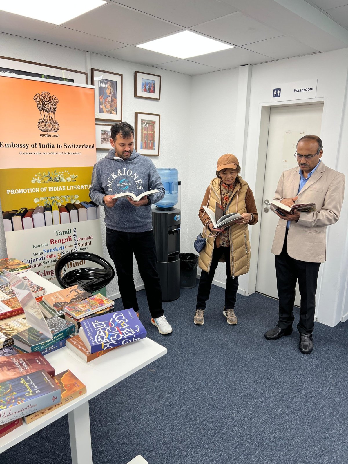 Thematic Book Corner on Indian Literature & Culture at the VFS Indian Application Center, Berne from 18 Sept–02 Oct, 2025