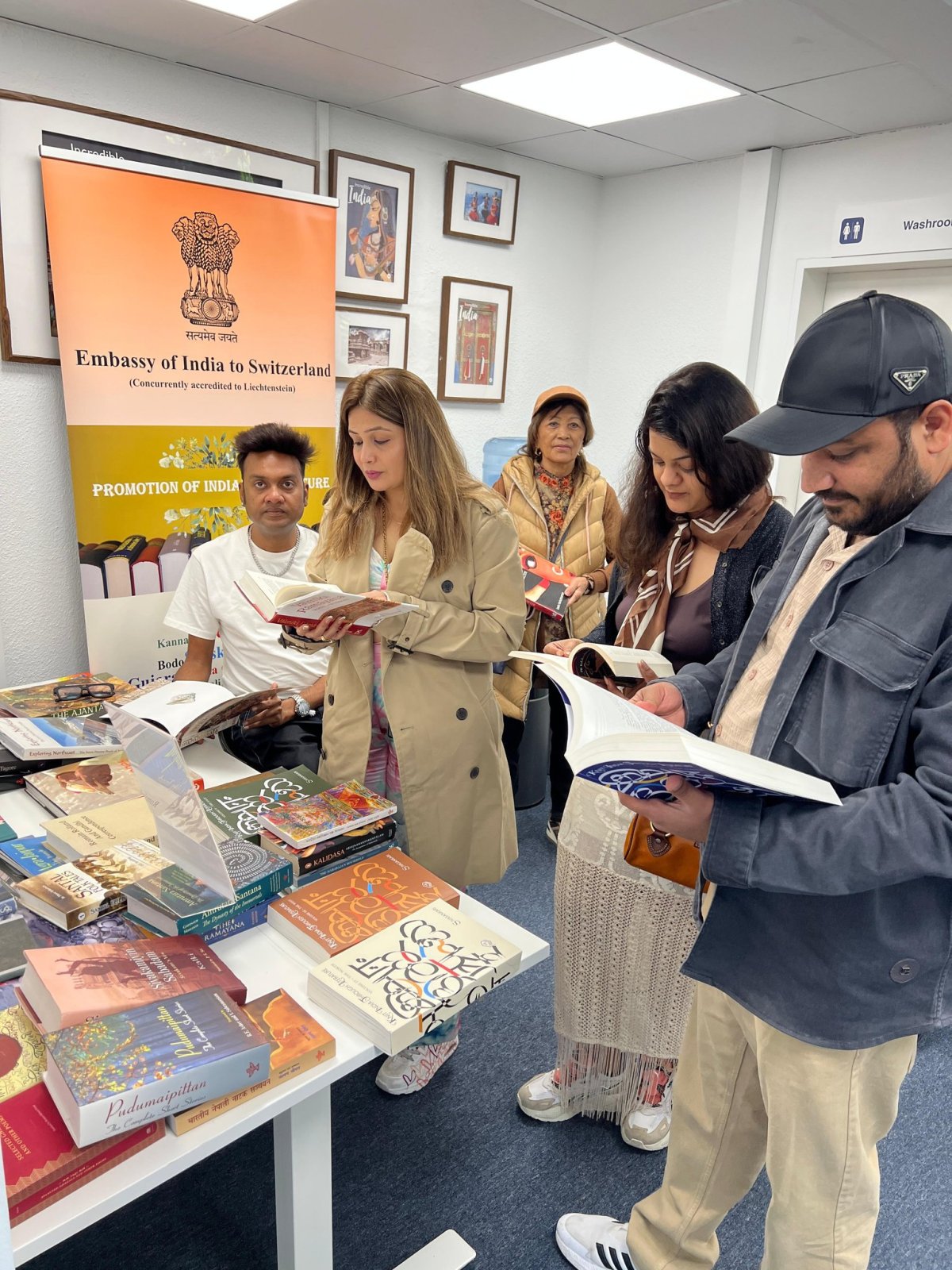 Thematic Book Corner on Indian Literature & Culture at the VFS Indian Application Center, Berne from 18 Sept–02 Oct, 2025