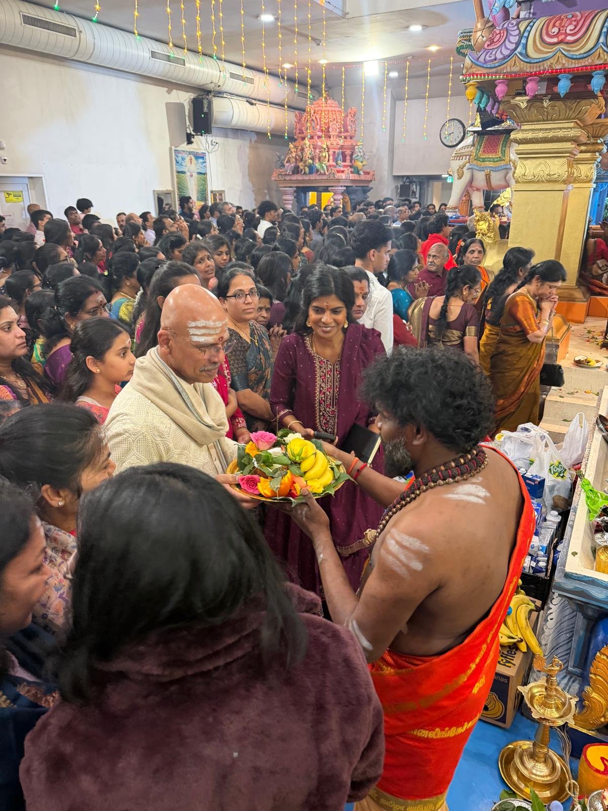 Ambassador Kumar joined the Maha Shivratri celebrations at Berne on 15 February 2026