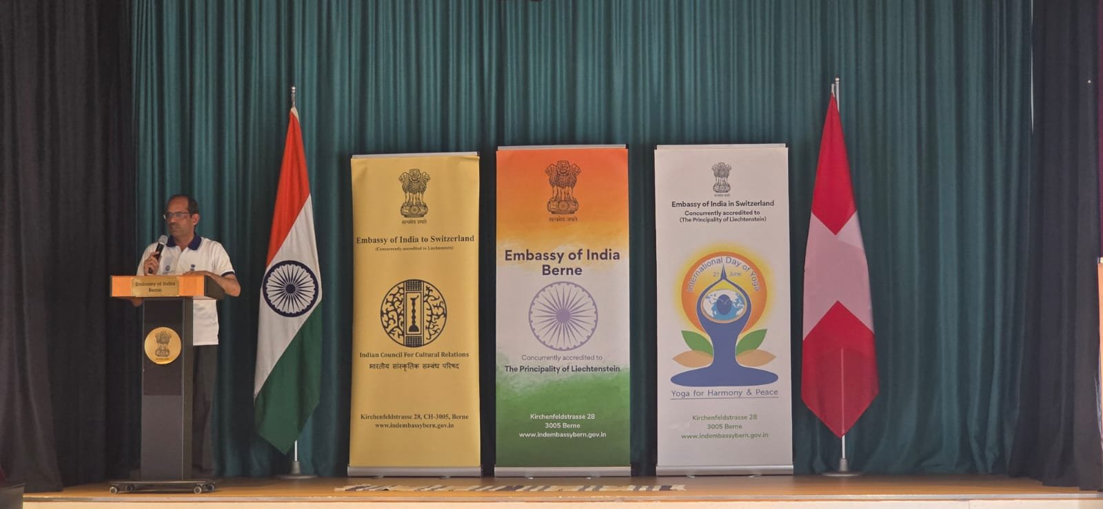 12th International Day of Yoga celebrations at Berne on 17 June 2026