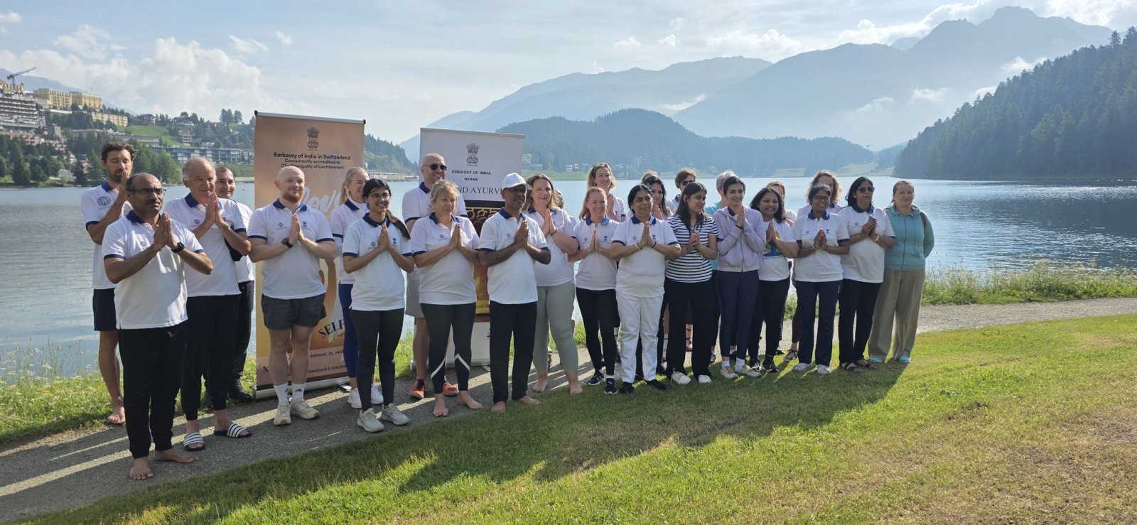12th International Day of Yoga celebrations at St. Moritz on 26 June 2026