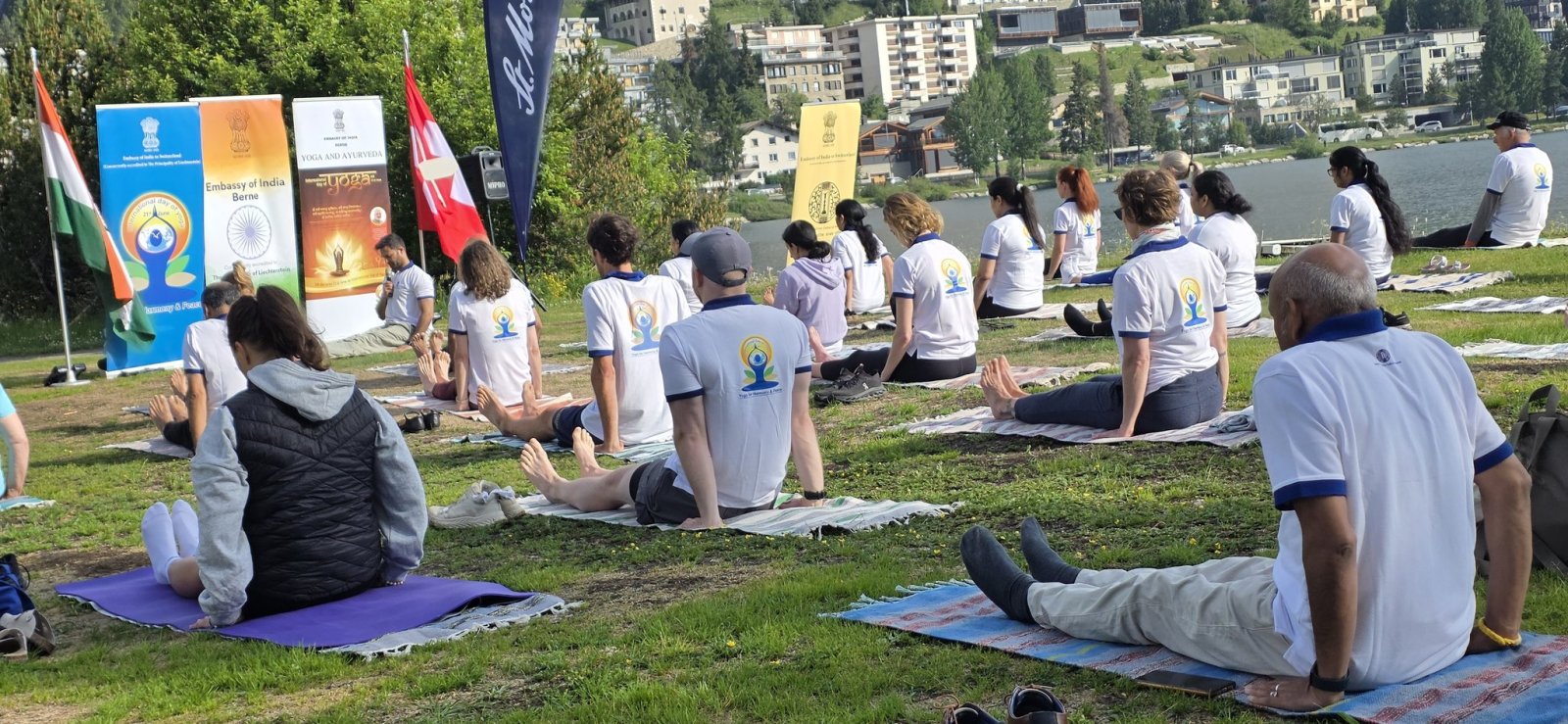 12th International Day of Yoga celebrations at St. Moritz on 26 June 2026