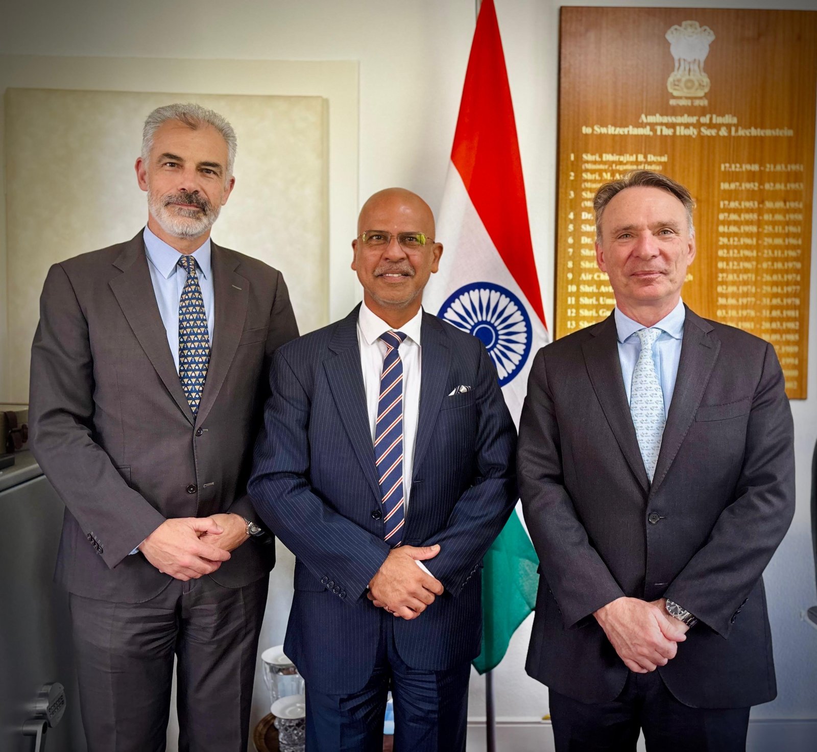 Ambassador had a meeting with CEO of Transmutex SA, Mr. Franklin Schreiber at the Chancery on 11.09.2026