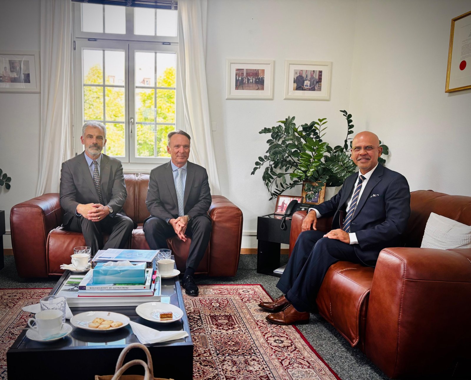 Ambassador had a meeting with CEO of Transmutex SA, Mr. Franklin Schreiber at the Chancery on 11.09.2026