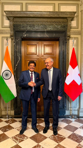 Union Minister of Commerce & Industry Shri Piyush Goyal, official visit to Switzerland