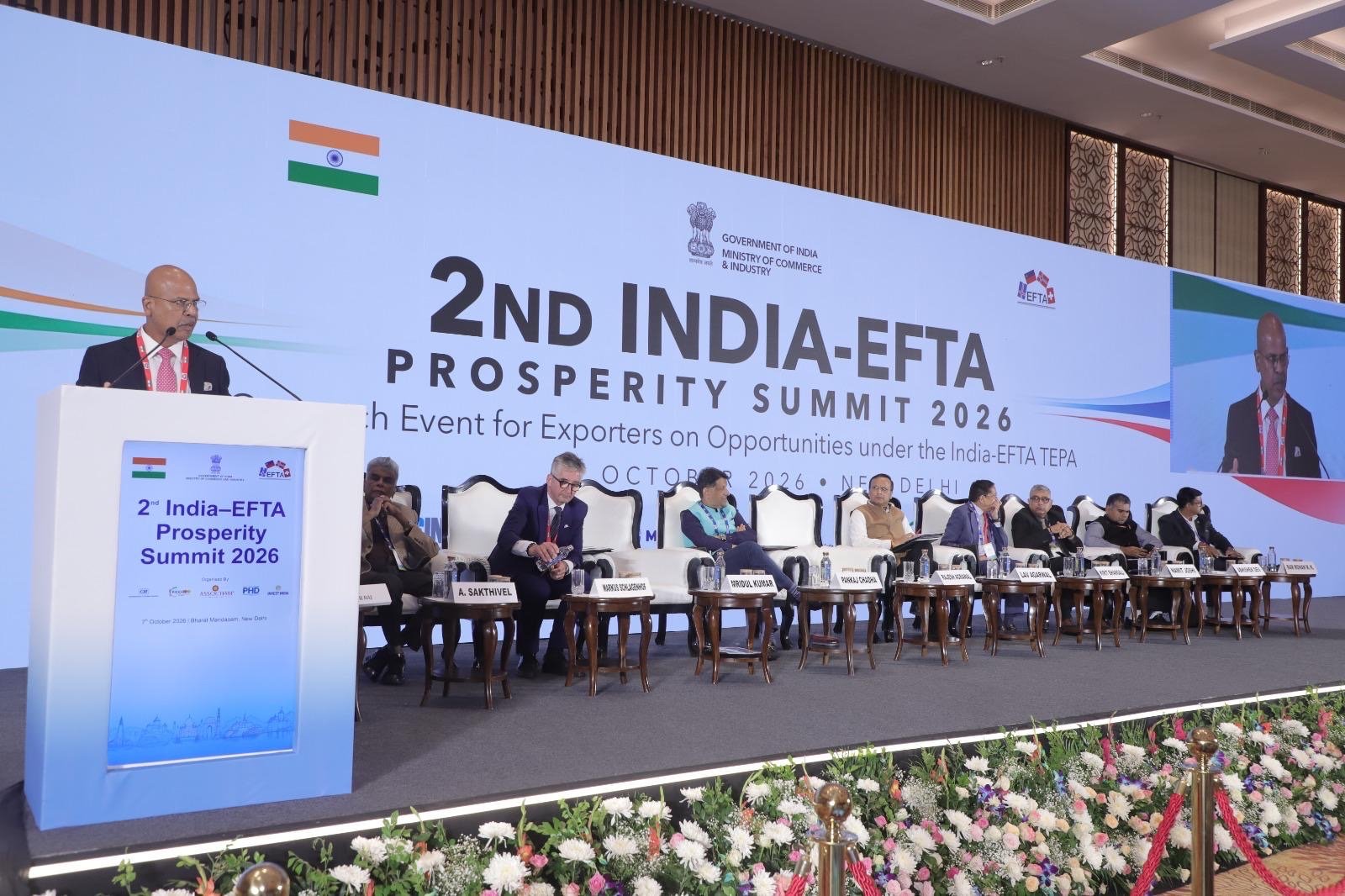 Speech by Amb Mridul Kumar at 2nd India–EFTA Prosperity Summit 2026