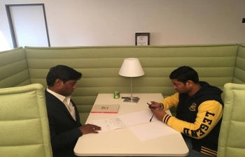 FIRST DAY OF CONSULAR SERVICES IN ZURICH