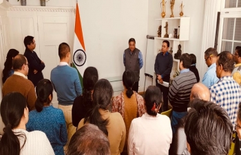 Solidarity with the martyrs of Pulwama terror attacks in various cities of Switzerland