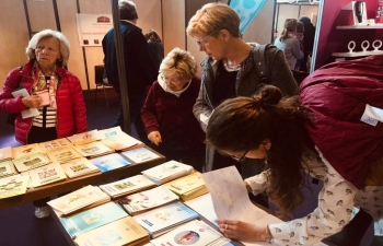 Indian pavilion at Mednat agrobio exhibition in Lausanne from April 4th to 7th 2019