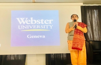 Yoga session at Geneva on April 10th 2019