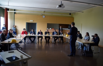Hon'ble Chief Minister of Kerala visited the Waste Management and Recycling Facility in  Geneva on May 13, 2019