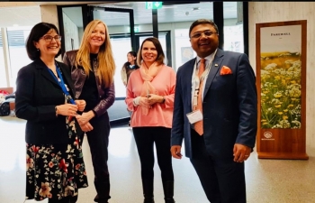 Ambassador presented books to International School of Berne on May 21st 2019