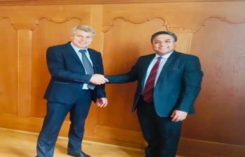 Meeting of Ambassador with the President of the Canton of Bern (Governor of the  Province of Bern)