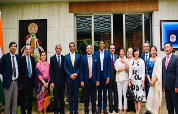 An interactive luncheon session with Dr Vasant (Vas) Narasimhan MD, CEO of Novartis at India House, August 28