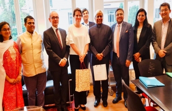 Honored to receive Professor K. Vijay Raghavan, Principal Scientific Adviser to the Government of India on 02.09.2019