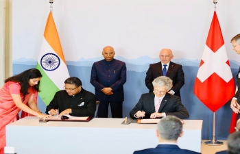 'MOU ON ICCR CHAIR OF INDIAN STUDIES AT UNIVERSITY OF LAUSANNE, SWITZERLAND ON 13.09.2019.