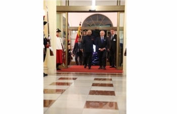State Visit of Hon'ble President of India to Switzerland, September 11-15, 2019 : Photographs of State Banquet on September 13, 2019