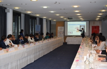 State Visit of Hon'ble President of India to Switzerland, September 11-15, 2019 : Photographs (2/2) of India-Switzerland Business Interaction at Hotel Kursaal, Berne on September 13, 2019