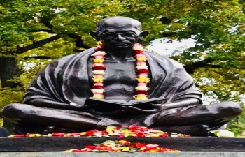 AT THE FEET OF MAHATMA ON 02 Oct, 2019