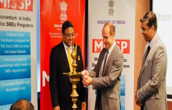 Inauguration of MISSP 2.0 (Momentum in India - Swiss SME’s) workshop in Bern on Nov 27