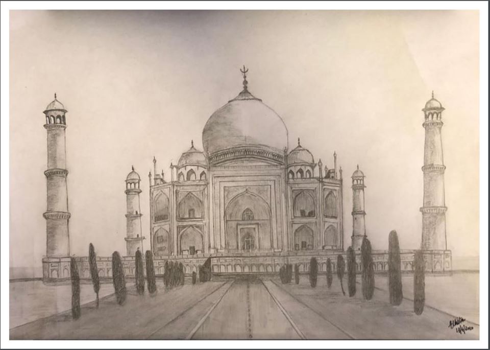 Delhi Monuments - Cities and Places of India Illustrations