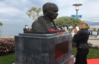 Celebrated Gandhi@150 in Switzerland on 2nd October, 2020